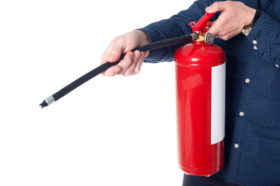 Como funciona un extintor